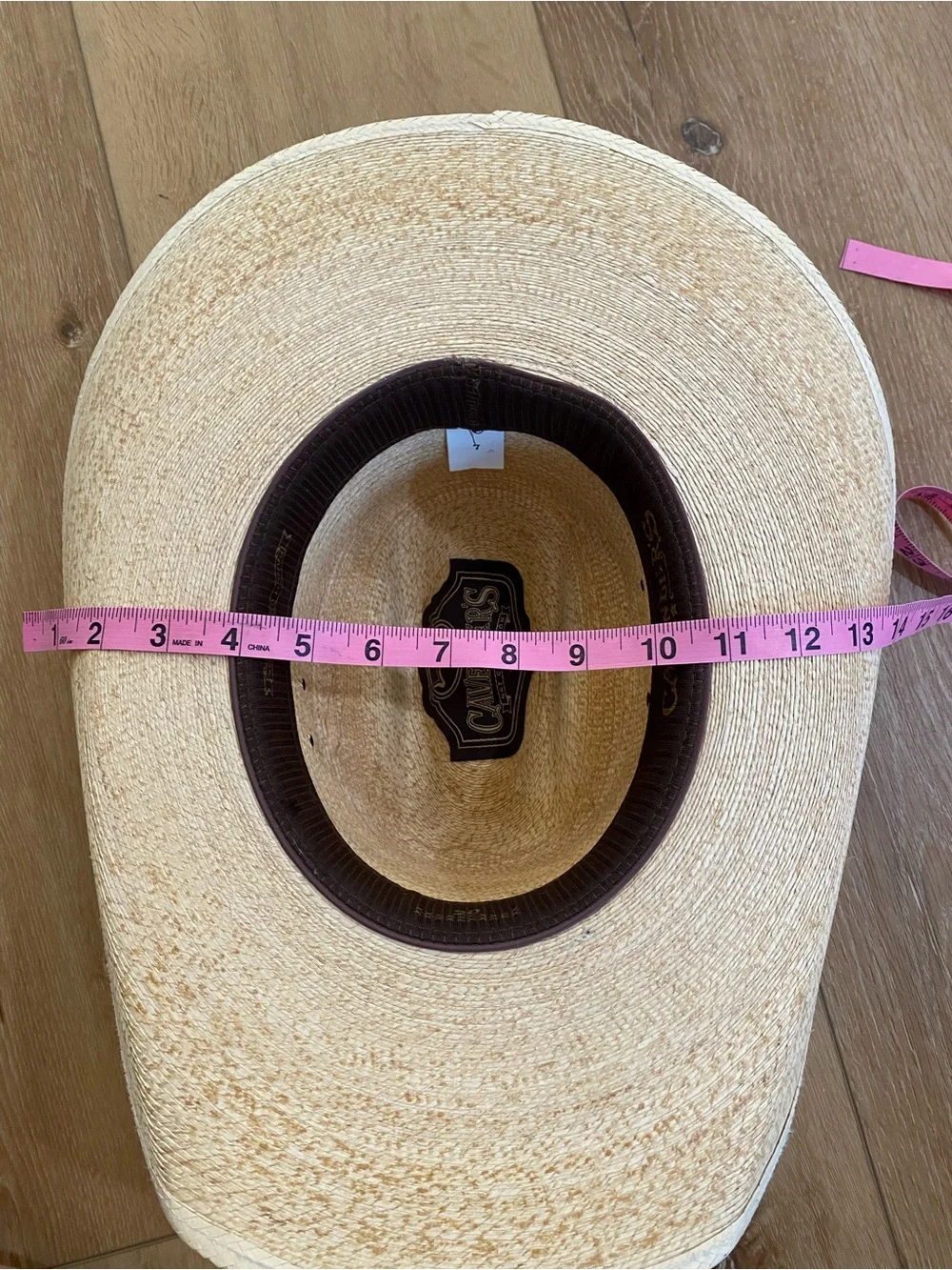 Cavender’s Straw Cowboy Hat Kids 7 Decorative Band Concho Western Rodeo Ranch